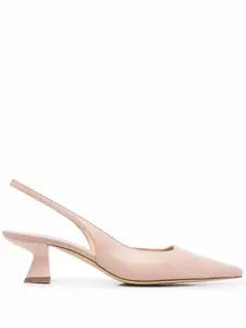 Туфли с заостренным носком и ремешком на пятке Roberto Festa, розовый
