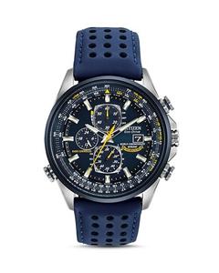 Часы Blue Angels World Chrono AT, 43 мм Citizen, цвет Blue