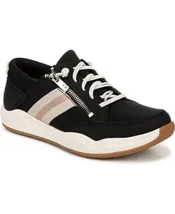 Женские удобные слипоны Carefree-Zip с застежкой-молнией Ryka, черный