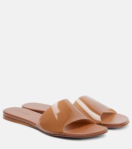 Босоножки Bianca Glass 95 Amina Muaddi, Latte