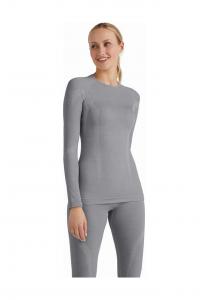 Функциональная рубашка Wool-Tech согревающая и препятствующая появлению запаха Falke, серый