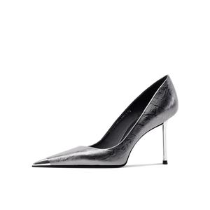 Женские туфли на высоком каблуке Shesrim, Gunmetal