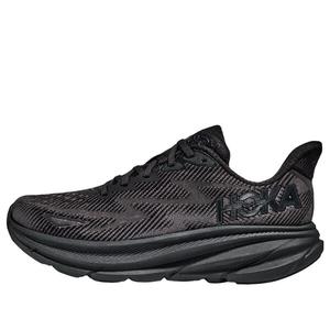 Кроссовки clifton 9 wide 'triple black' Hoka One One, черный
