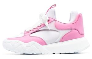 Туфли Court Lifestyle женские низкие белые/розовые Alexander Mcqueen