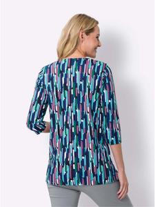 Рубашка с длинными рукавами с принтом цвета морской волны Sieh an!