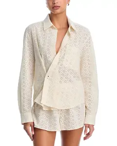 Рубашка на пуговицах Cissa, белый