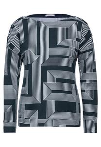 Лонгслив CECIL Shirt, серый