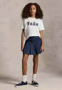 Футболка из хлопкового трикотажа с логотипом polo bear, принт 714y. Polo Ralph Lauren, White