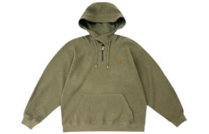 Толстовка с капюшоном на шнурке и логотипом ADER ERROR, зеленый