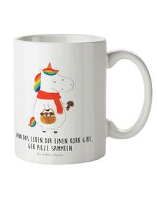 Детская кружка Гриб единорог с надписью белого цвета Mr. & Mrs. Panda