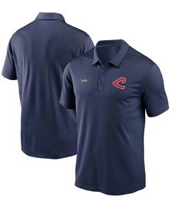 Мужское темно-синее поло Cleveland Indians Cooperstown Collection с логотипом Franchise Performance Nike, синий