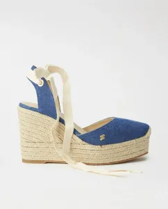 Женские ковбойские эспадрильи на танкетке Salsa Jeans, синий