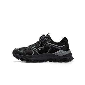 JEEP SPIRIT Женские противоскользящие и износостойкие дышащие низкие уличные туфли черные, цвет Black