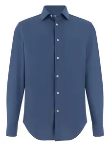 Приталенная рубашка с воротником Tokyo Boggi Milano, синий