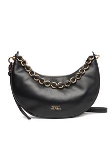 Сумка Moon Leather Crossover AW0AW17467 Tommy Hilfiger, черный