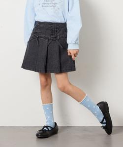 Сборчатые плиссированные брюки-юбка Avv, цвет Dark Gray (Denim)