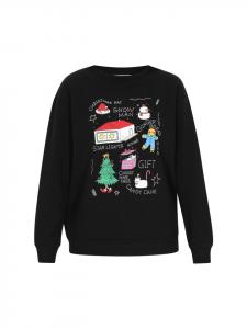 MyMo Женская толстовка черного цвета