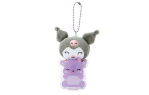 Sanrio Семейство кукол Kuromi Smiley Support Collection, плюшевый кулон, высота 9 см/6 см