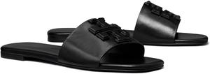 Сандалии на плоской подошве Ines Flat Slide Tory Burch, цвет Perfect Black
