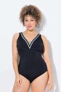 ULLA POPKEN Женский купальник с декоративным вырезом и мягкими чашечками из переработанного материала.