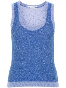 Топ с вышитым логотипом JACOB COHEN, синий