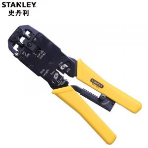 Stanley STANLEY Клещи для обжима телекоммуникационных разъемов 4P/6P/10P плоскогубцы для сетевых кабелей с кристаллической головкой для зачистки проводов 84-473-22