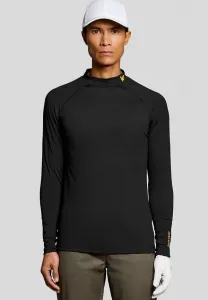Футболка с длинными рукавами из технологичной ткани Lyle & Scott, Zjet Black