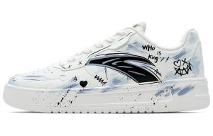 Мужские расслабленные нескользящие износостойкие низкие кроссовки для скейтбординга ANTA, белый