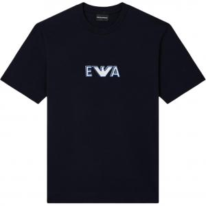 EMPORIO ARMANI Футболка мужская Marine Blue Crew Neck Moderate