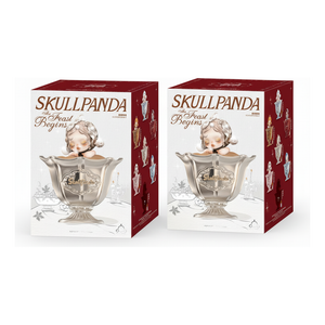 Ароматизированные свечи Pop Mart SKULLPANDA из серии «Праздник начинается», запечатанные футляры (2 коробки-сюрприза)