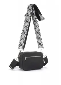 Сумка через плечо LASCANA, сумочка, сумка через плечо со сменными лямками VEGAN, черный