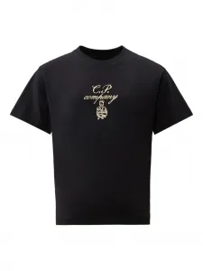 Футболка с вышитым рисунком C.P. Company Kids, синий