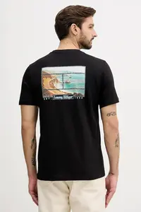 Хлопковая футболка Tommy Hilfiger, черный