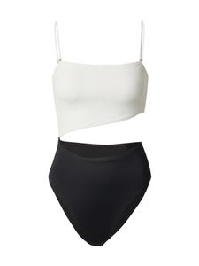 Купальник бандо EDITED Miranda, черный/белый