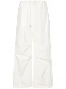 Широкие брюки с кулиской Acne Studios, белый