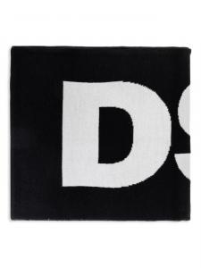 Вязаный шарф с логотипом DSQUARED2, черный