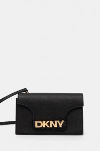 Кожаная сумка Dkny, черный