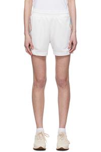 Жаккардовые футбольные шорты с монограммой Casablanca, цвет off-white