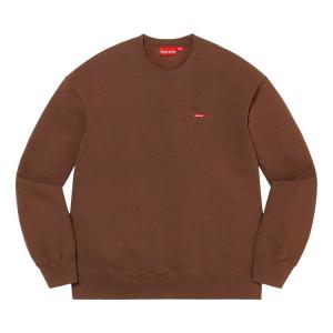 Толстовка Supreme Small Box Crewneck Dark Brown, коричневый