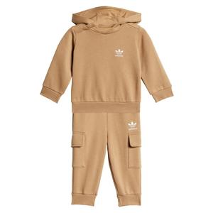 Спортивный костюм ADIDAS ORIGINALS Hoodie Cargo Set, светло-коричневый