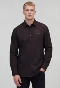 Повседневная рубашка Karl Lagerfeld, Black Brown