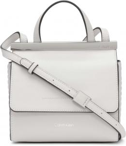 Мини-сумка через плечо Calvin Klein Coral Flap, Dove Pleated
