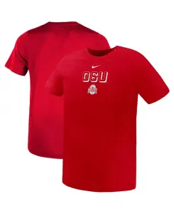Футболка с изображением легенды команды дошкольной подготовки Scarlet Ohio State Buckeyes Nike