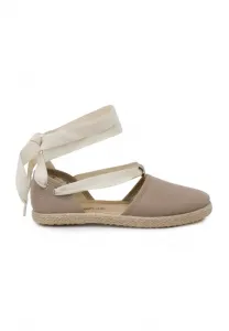 Балетки valencianas cintas с манжетами на щиколотке Pisamonas, Arena