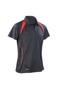 Рубашка поло Sports Team Spirit Performance Spiro, черный