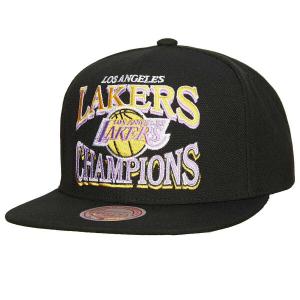 Кепка NBA LOS ANGELES LAKERS CHAMPIONS ERA SNAPBACK CAP Mitchell And Ness, цвет Schwarz