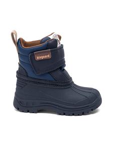 Кожаные сапоги Пикси темно-синего цвета bisgaard