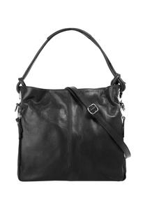 Шопер, натуральная кожа, сделано в Италии Samantha Look, черный