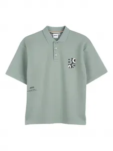 Рубашка поло с короткими рукавами Boss Kidswear, зеленый