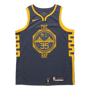 Майка Nike NBA Jersey 18-19 Kevin Durant Golden State Warriors 3 No. 5 City limited SW Blue Gray, синий